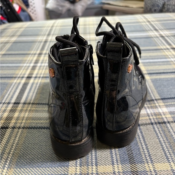 Badgley Mishka Black Toddler Fashion Boots Glitter - Picture 7 of 9